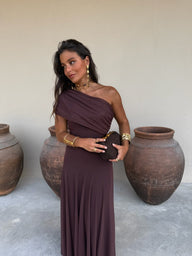 Hannah Mesh Maxi Kleid