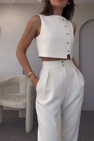Hayley Cropped Top Zweiteiler
