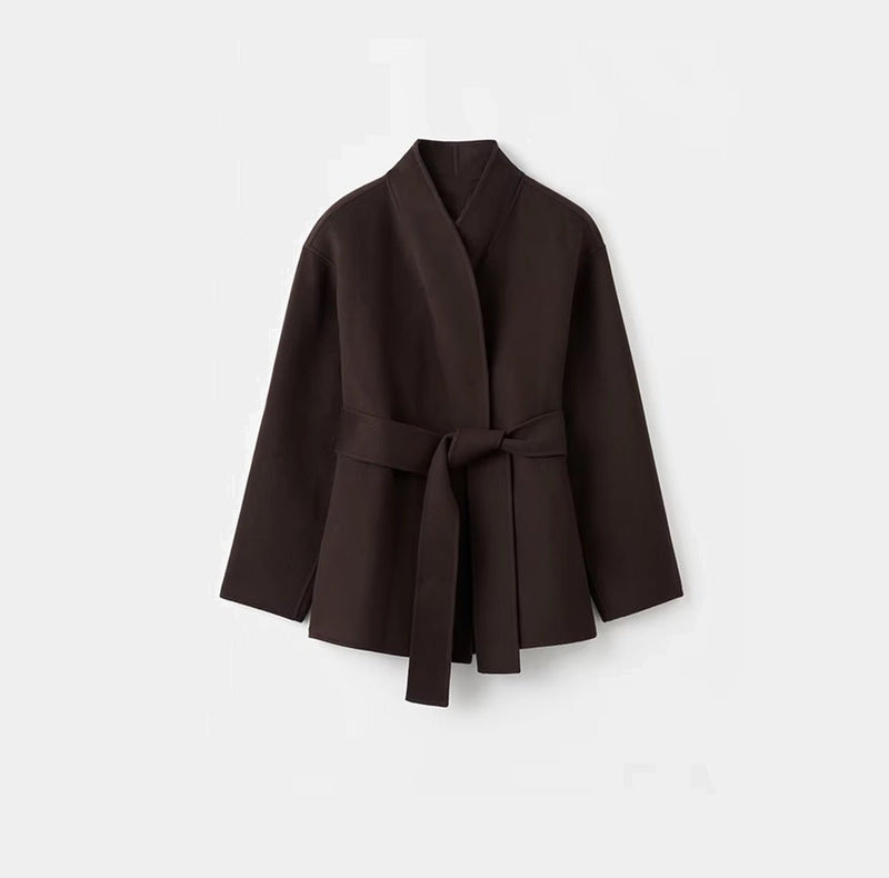 ZEYA - Hazeline Belted Oversized Wrap Coat