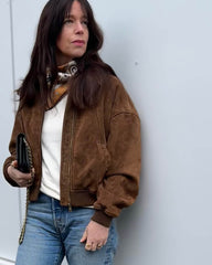 Helena Faux Suede Jacket