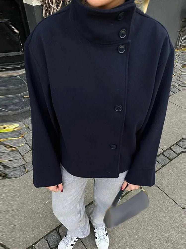 ZEYA - Isabella Elegant Jacket with Stand Collar