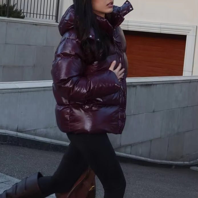 ZEYA - Jade Shiny Puffer Jacket