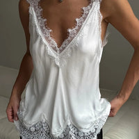 Janet Cami Top mit Spitzenabschluss