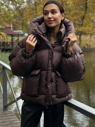 Jennifer Kapuzen-Steppjacke