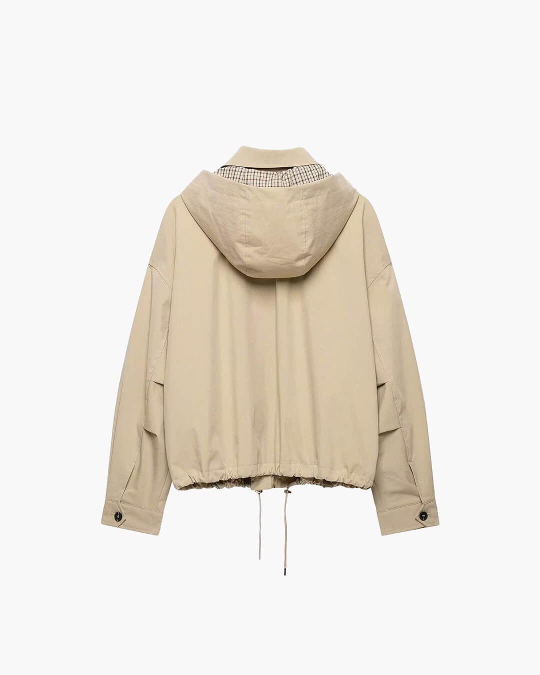 ZEYA - Jenny Drawstring Hooded Zip Jacket