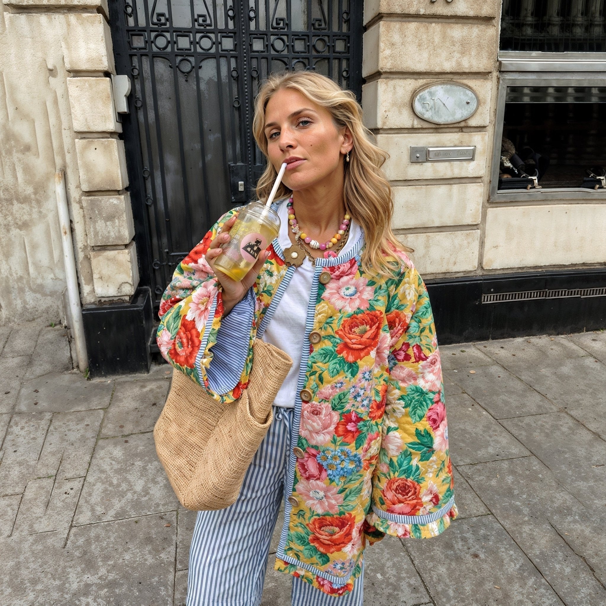 ZEYA - Jona Quilted Floral Jacket