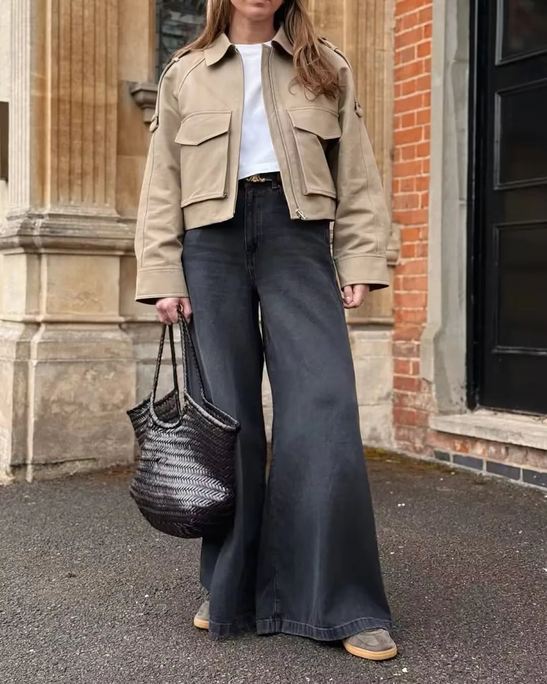 ZEYA - Juliana Cropped Trench Jacket