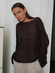 Katelyn Strickpullover mit Cut-Outs