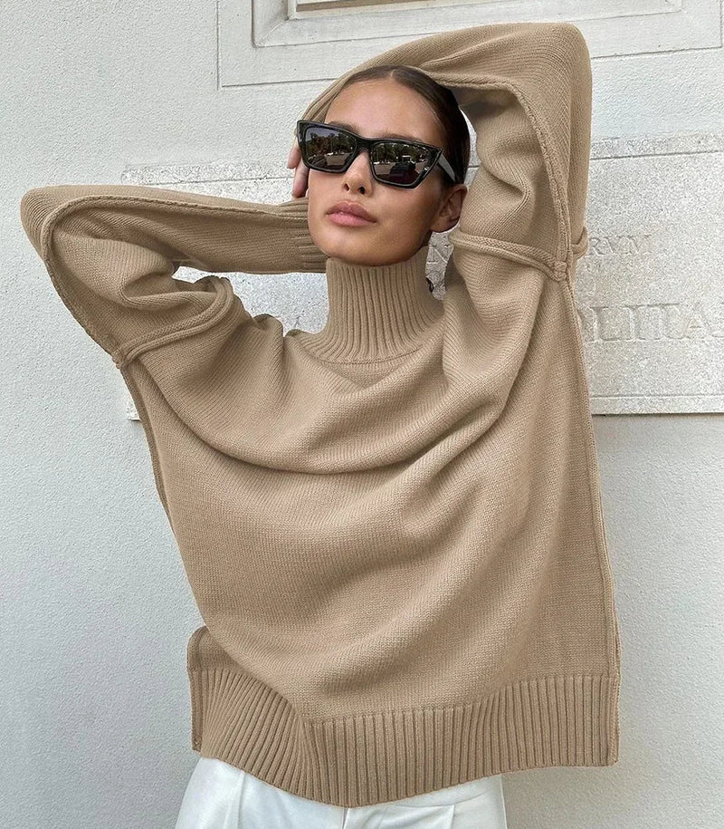 ZEYA - Kath Turtleneck Knit Sweater