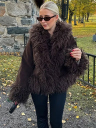 Kathy Kunstfellmantel