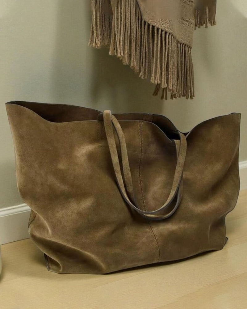 ZEYA - Keira Large Suede Tote Bag
