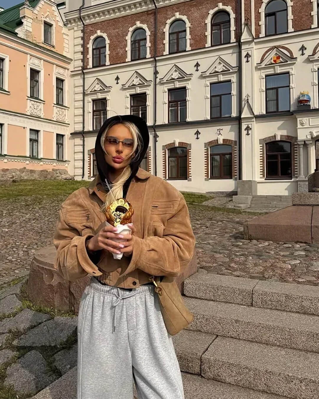 ZEYA - Kesha Suede Lapel Jacket