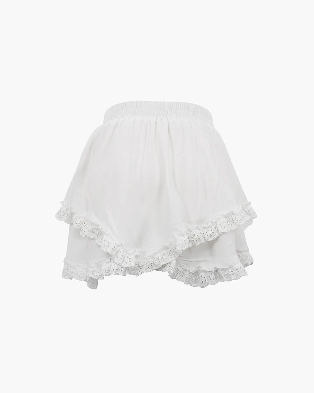 ZEYA - Kiara Ruffled Trim Layered Mini Skirt