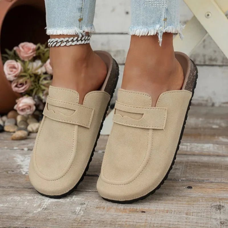 ZEYA - Klea Cork Suede Mules
