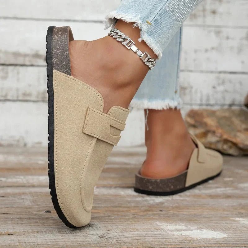 ZEYA - Klea Cork Suede Mules