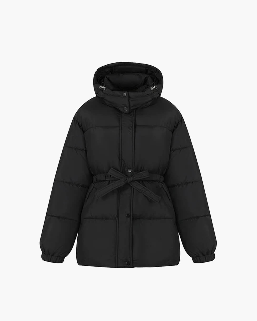 ZEYA - Lani Lace Up Hooded Coat