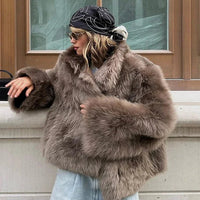 Lena Faux Fur Coat