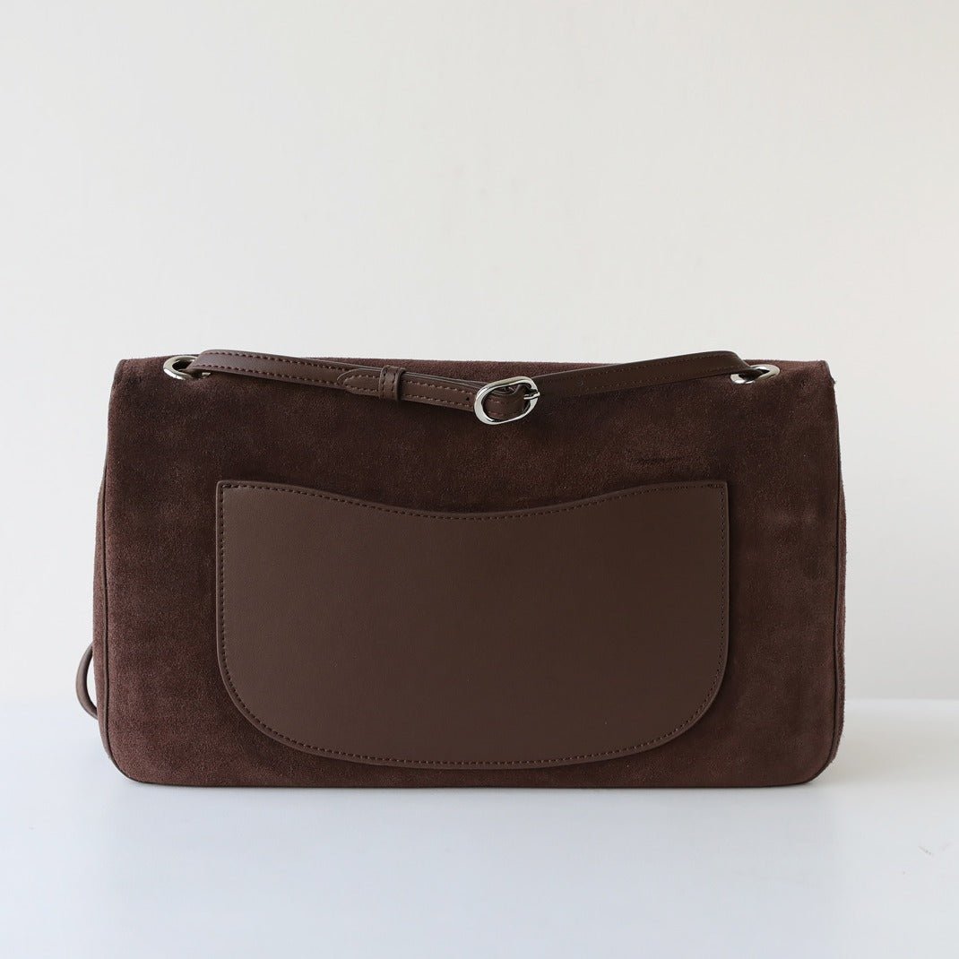 ZEYA - Lena Frosted Cowhide Retro Tote Bag