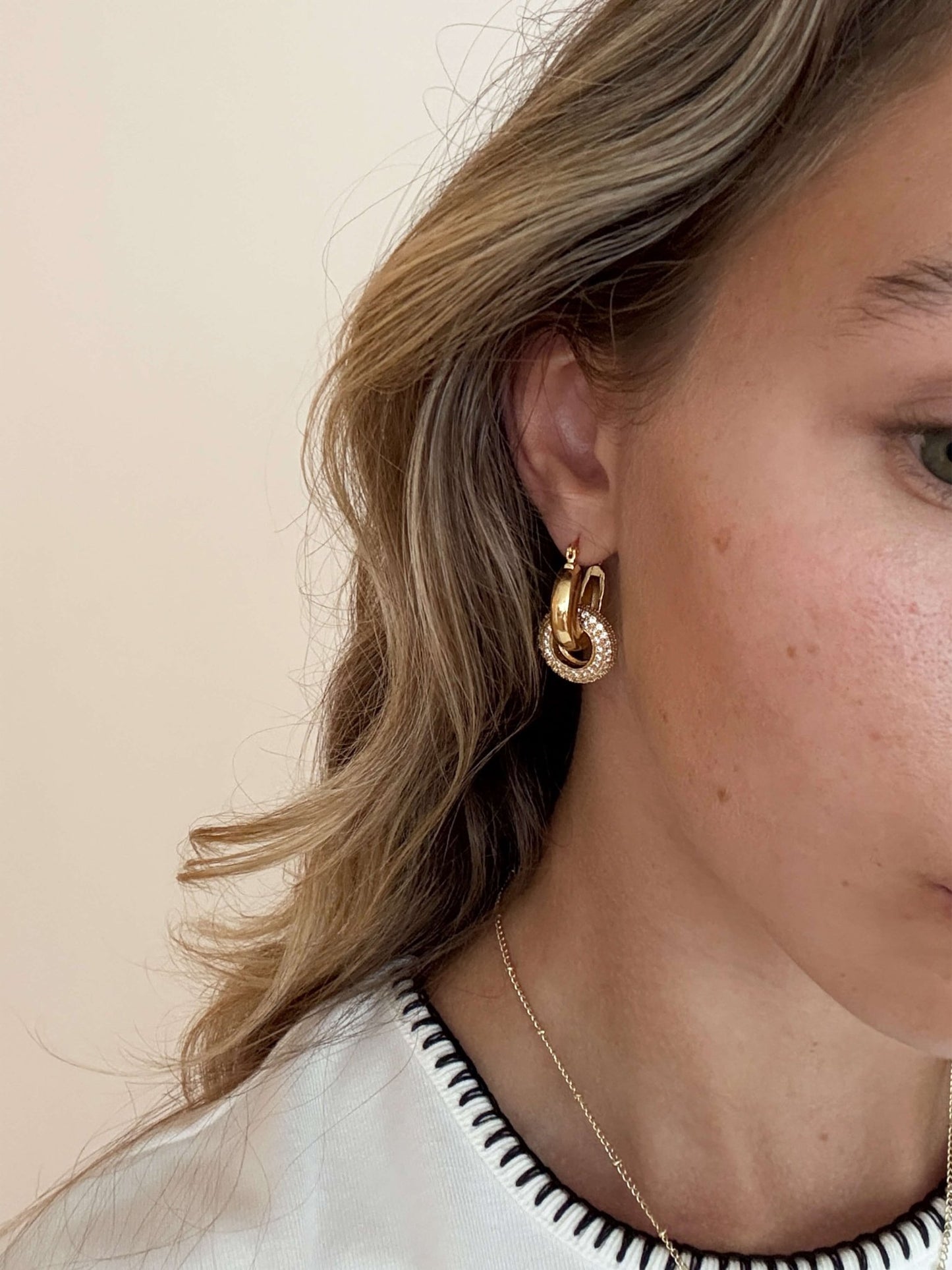 ZEYA - Lena Pavé Earrings