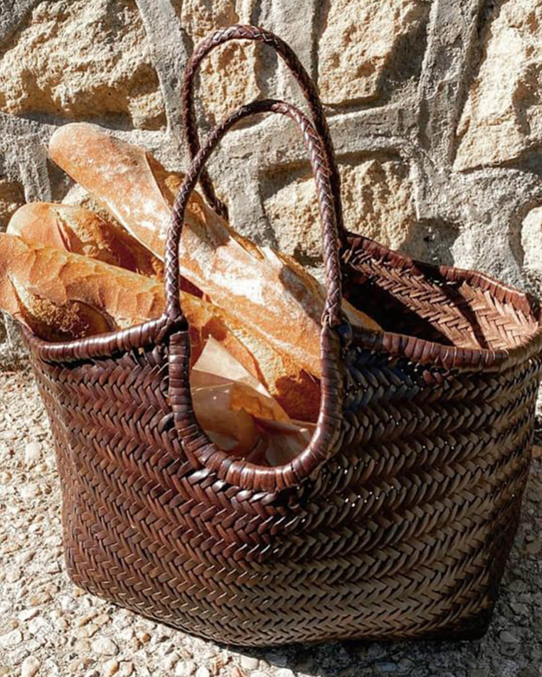 ZEYA - Leona Woven Faux Leather Bag