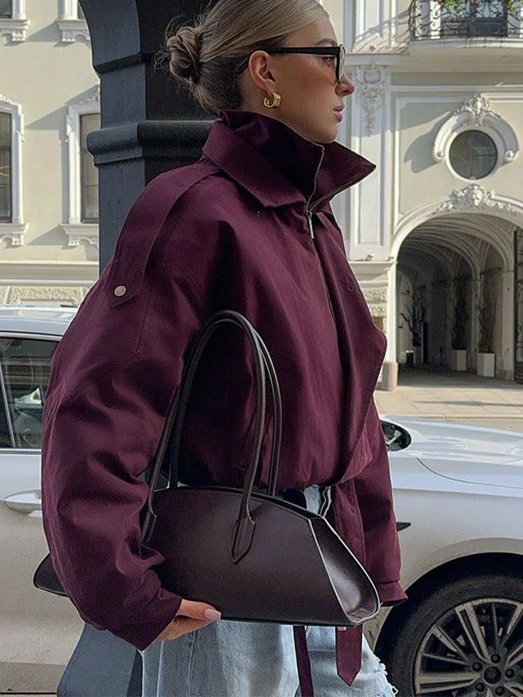 ZEYA - Liana Loose Fit Bomber Jacket