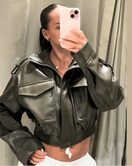 Lilo Kunstlederjacke
