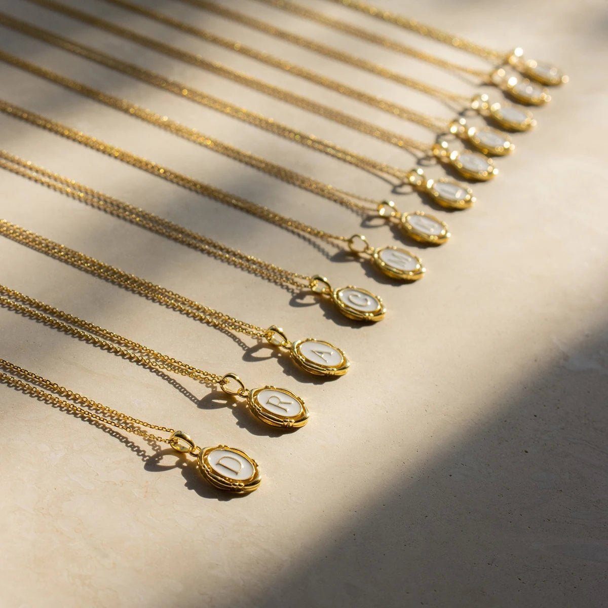 ZEYA - Liza Initial Pendant Necklace