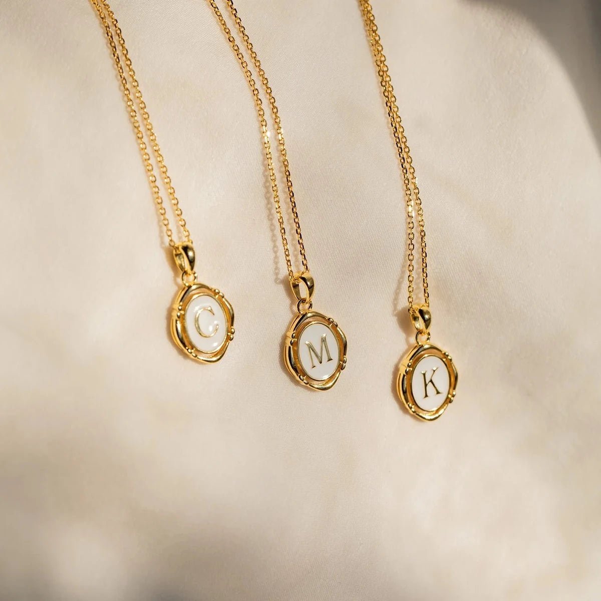 ZEYA - Liza Initial Pendant Necklace