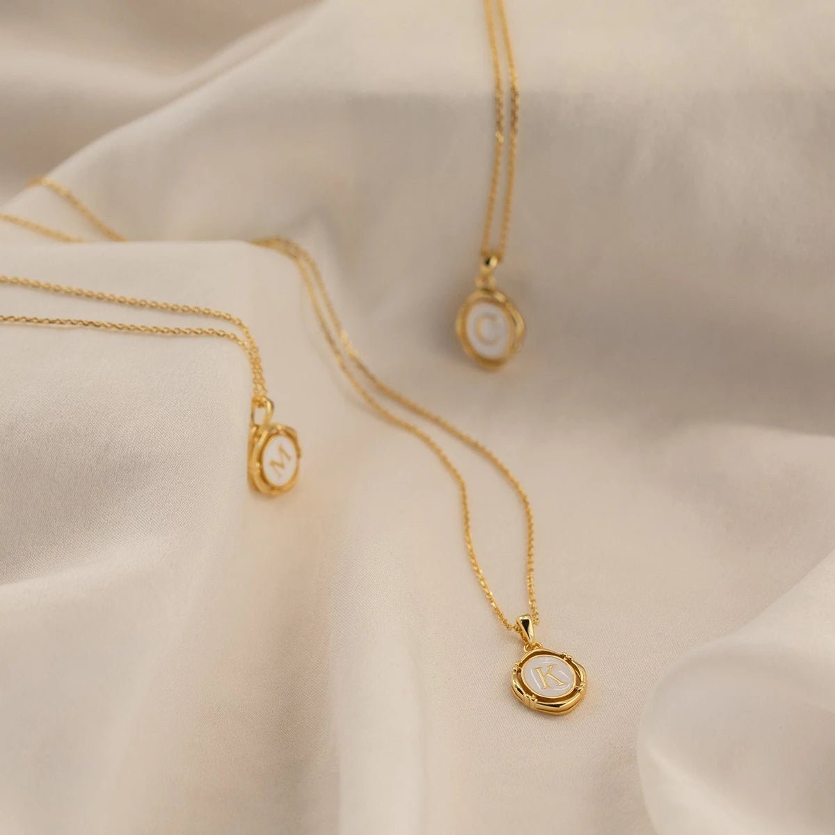 ZEYA - Liza Initial Pendant Necklace