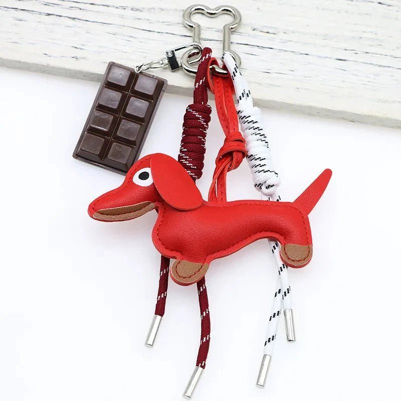 ZEYA - Lola Sausage Dog Keychain Pendant