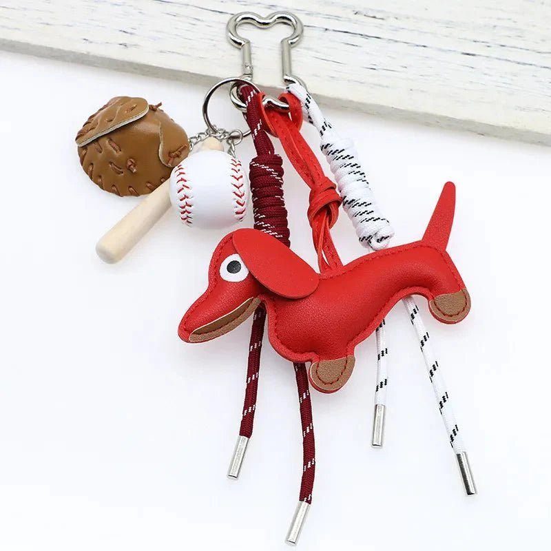 ZEYA - Lola Sausage Dog Keychain Pendant