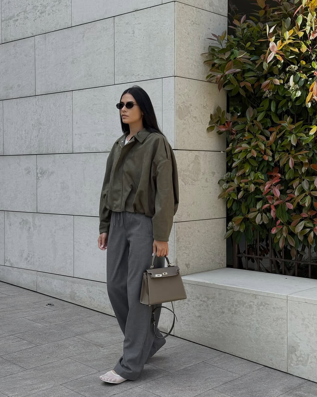 ZEYA - Lori Suede Bomber Jacket