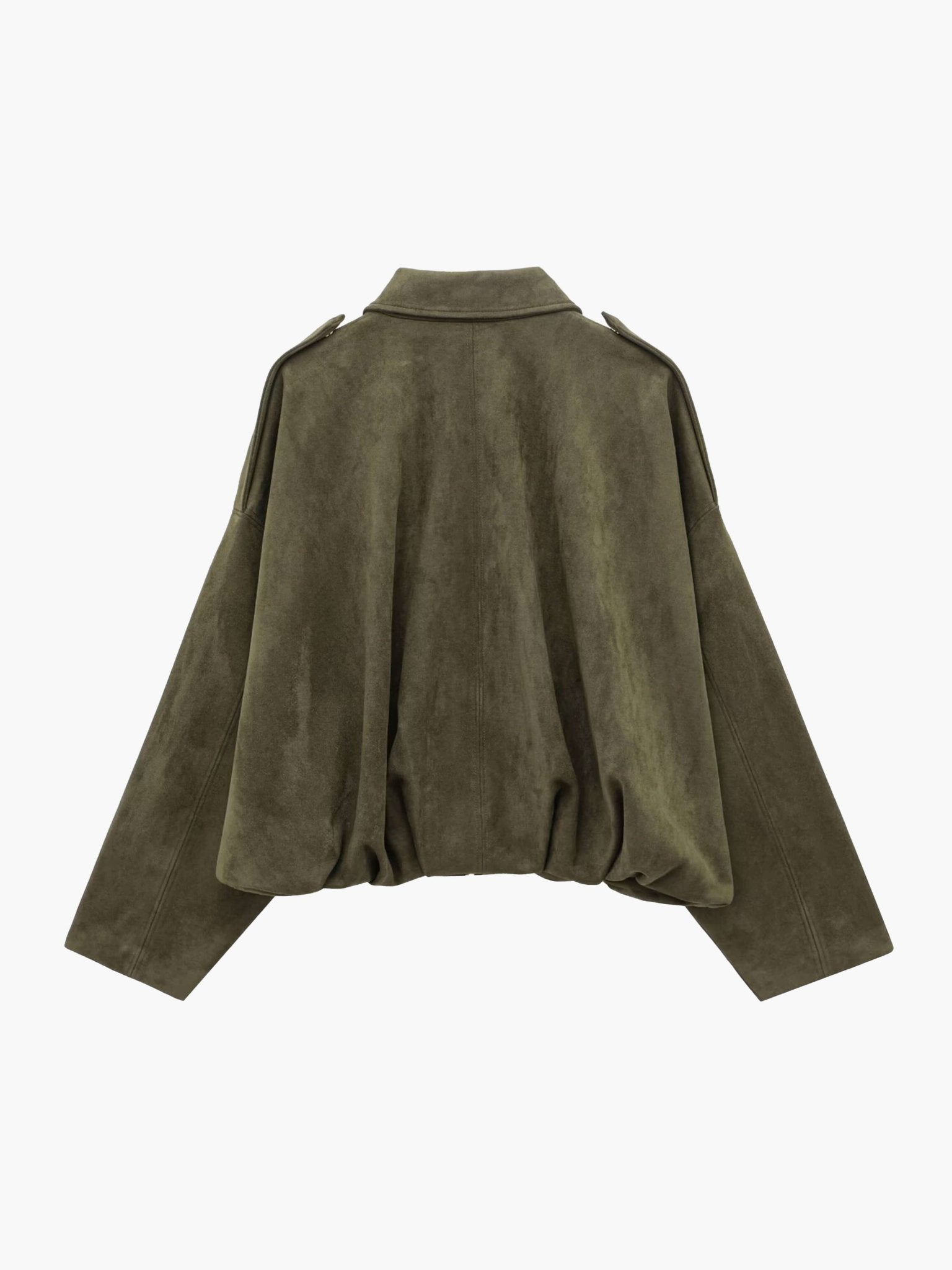 ZEYA - Lori Suede Bomber Jacket