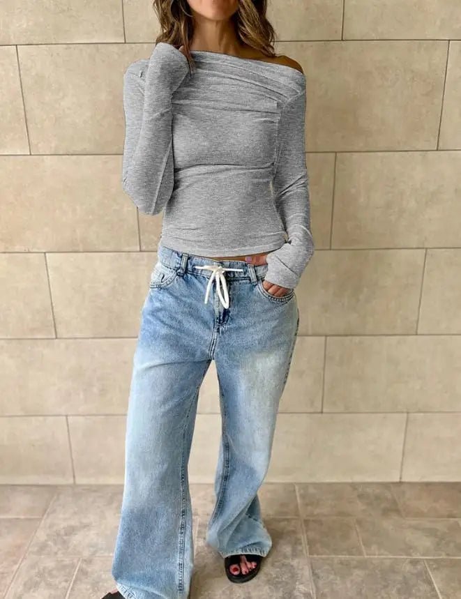 ZEYA - Maddy Off - Shoulder Long Sleeve Top