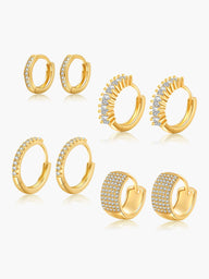 Afna Sparkling Ohrring-Set