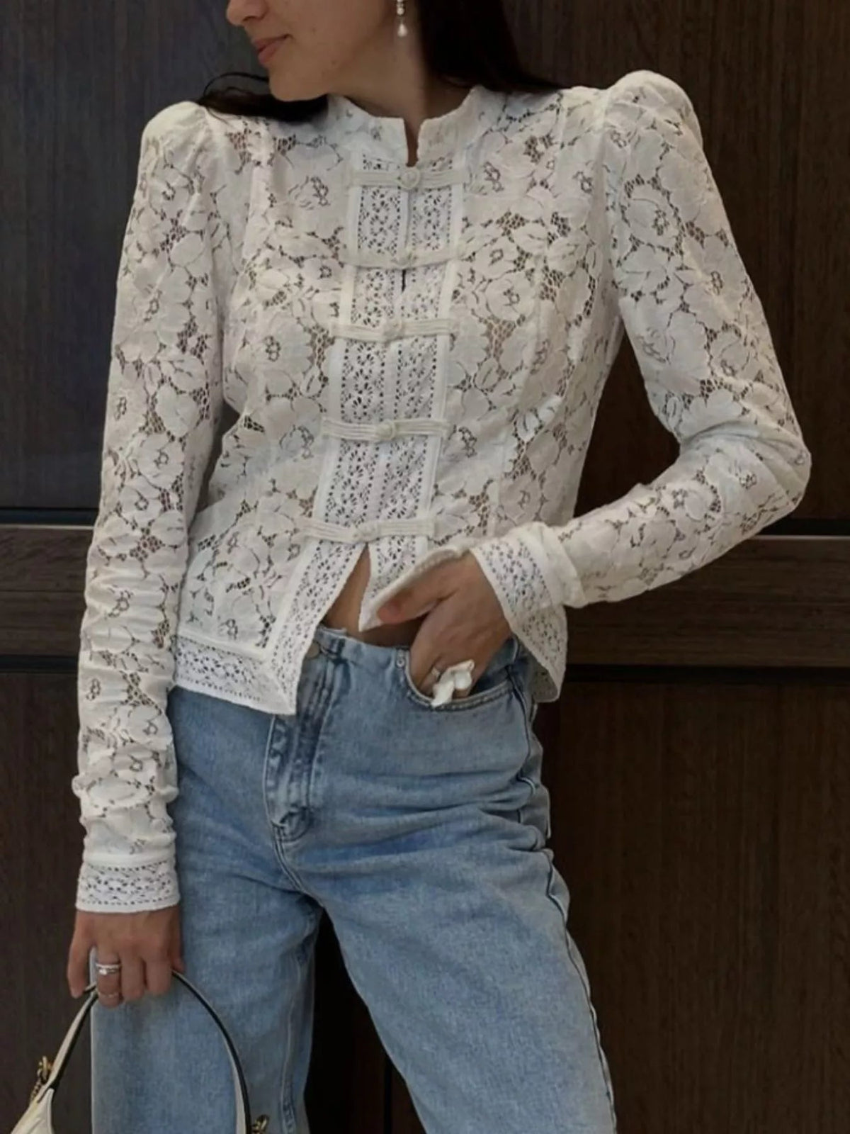ZEYA - Mariana Sheer Lace Blouse