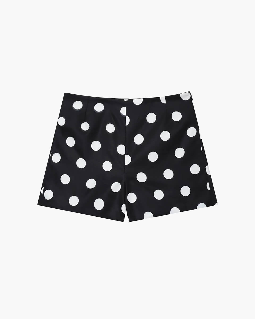 ZEYA - Marjorie Polka Dot High-Waisted Mini Shorts