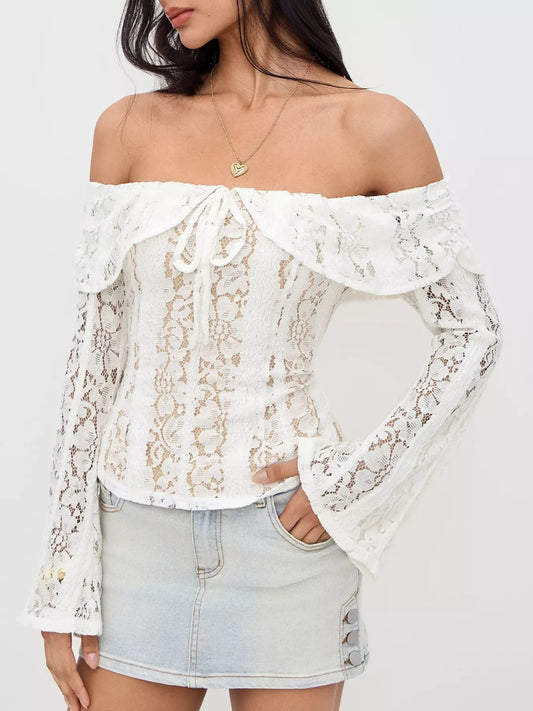ZEYA - Matilda Off - Shoulder Lace Top