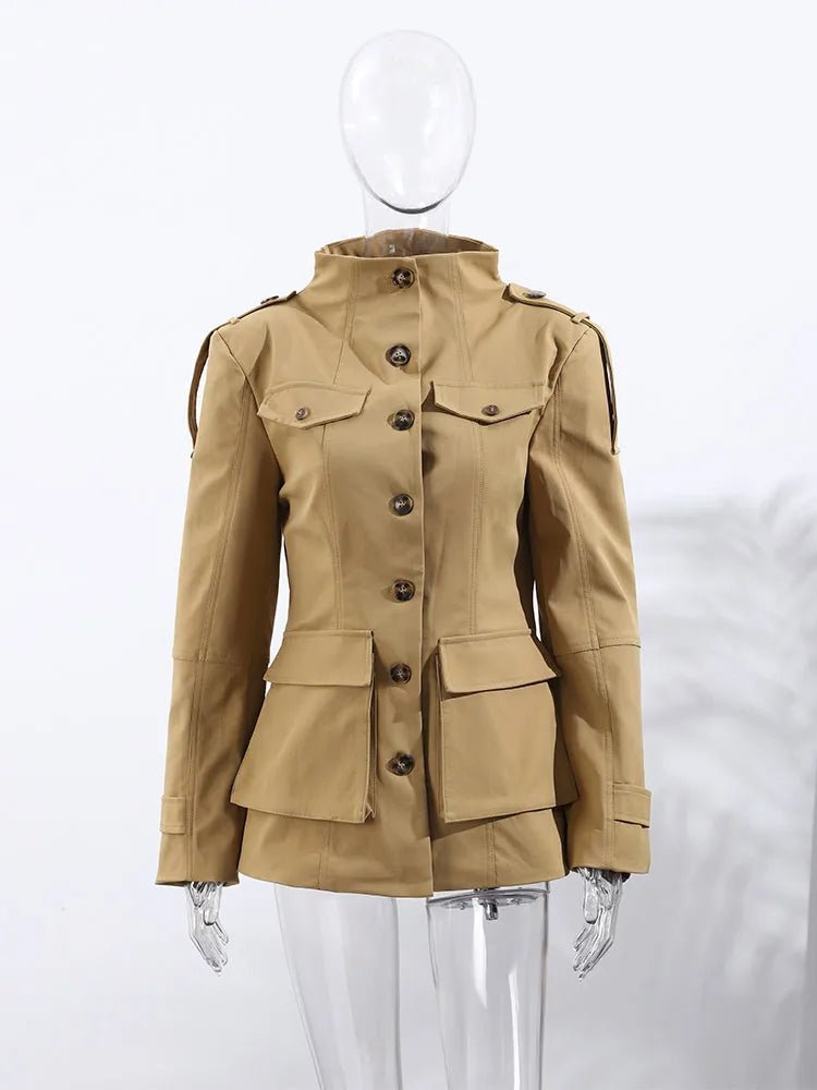 ZEYA - Melina Slim Fit Trench Coat