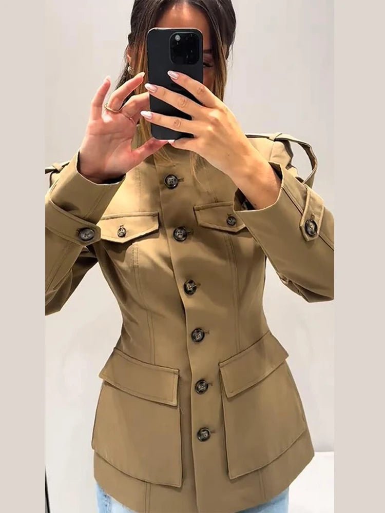 ZEYA - Melina Slim Fit Trench Coat