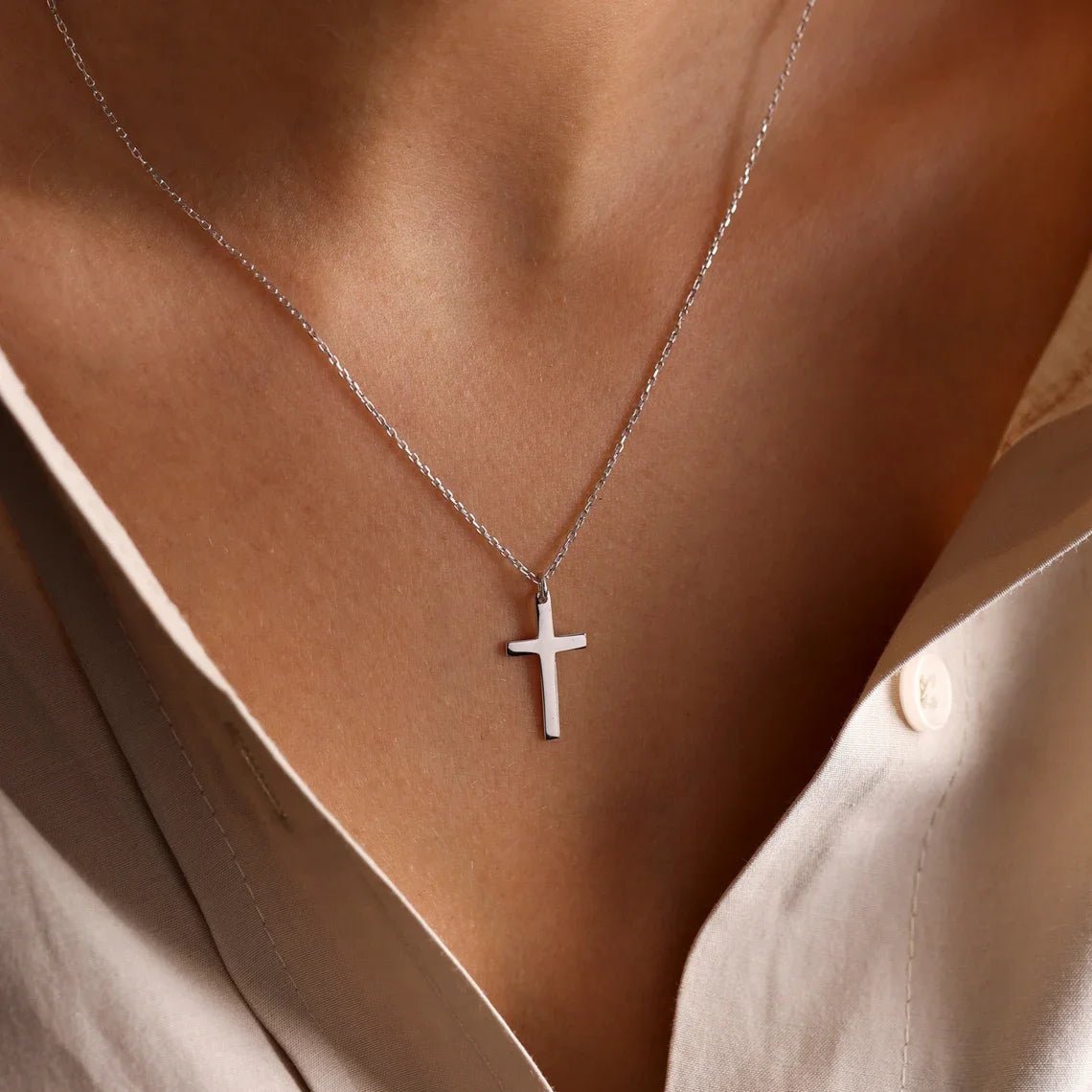 ZEYA - Melinda Cross Pendant Necklace