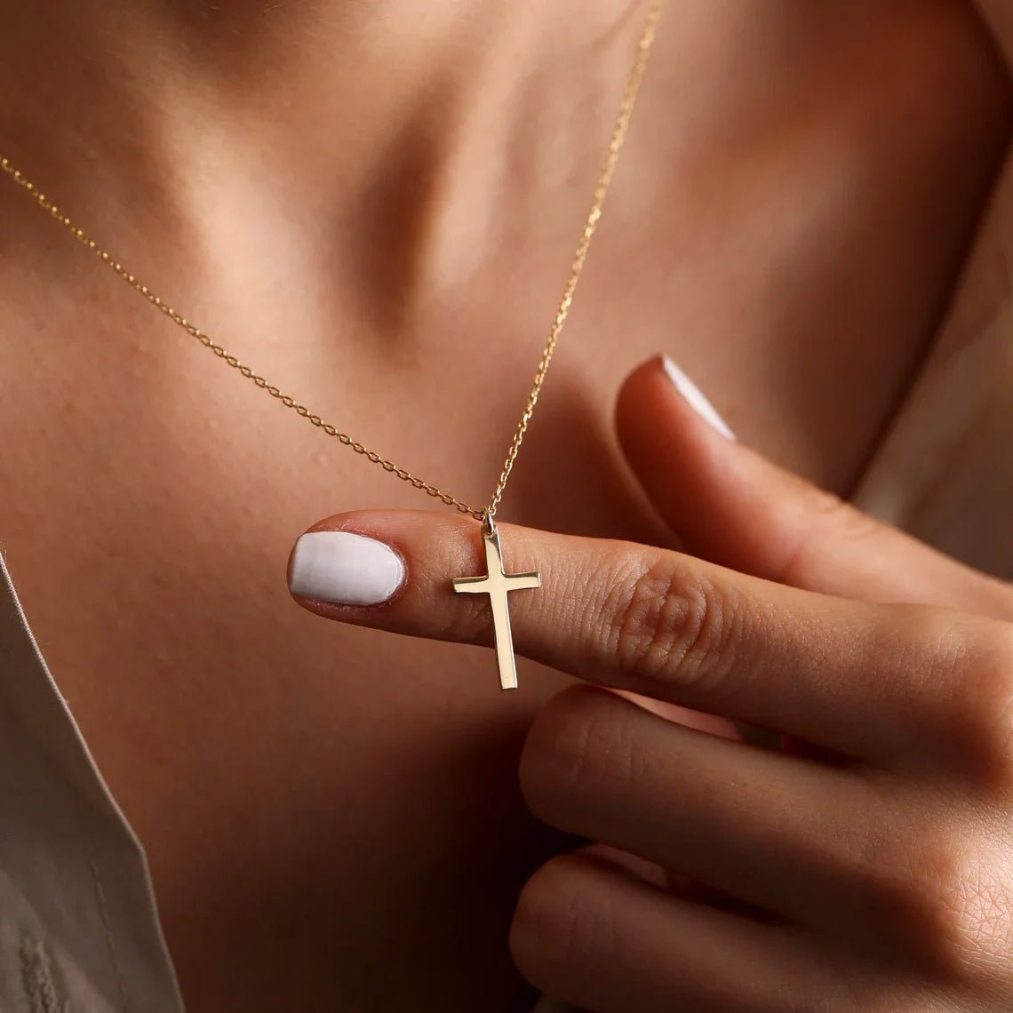 ZEYA - Melinda Cross Pendant Necklace