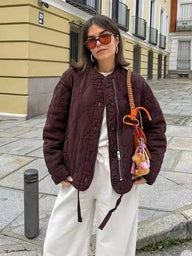 Mia gesteppte wattierte Jacke