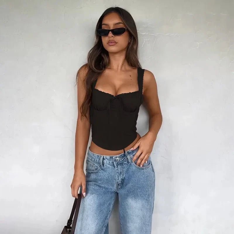 ZEYA - Mika Lace Trim Cami Top