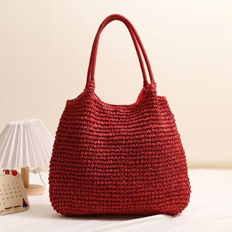 ZEYA - Mila Woven Straw Beach Tote