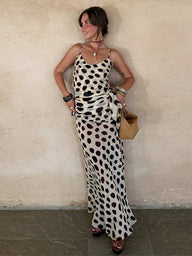 Maia bedrucktes Trägerkleid