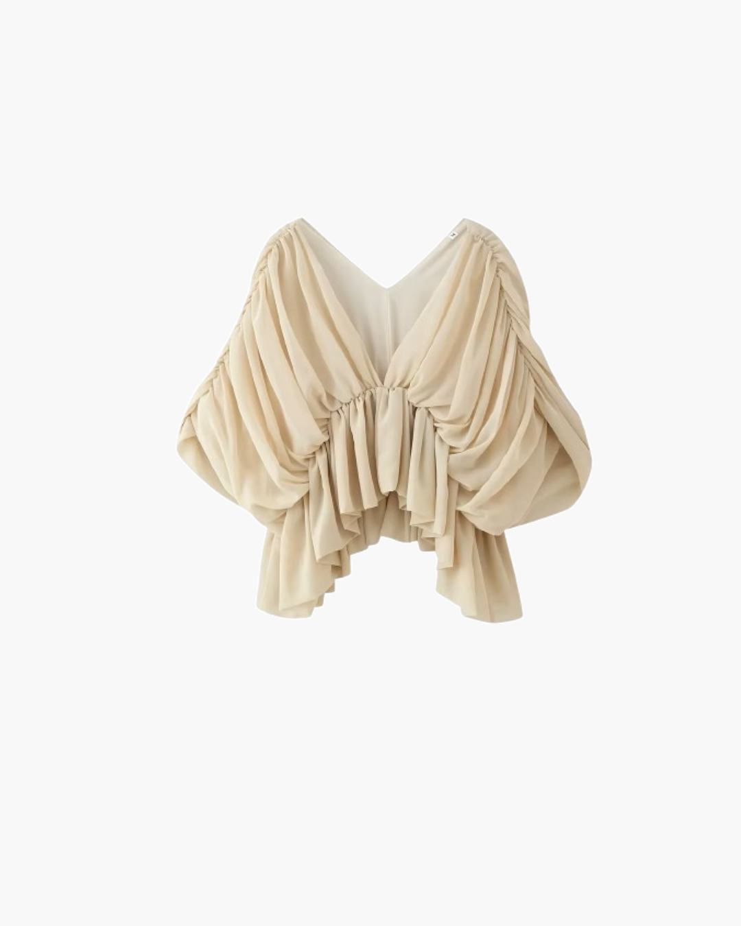 Miriam drapiertes Chiffon‑Top