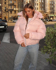 Nicole Kapuzen-Steppjacke
