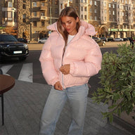 Nicole Kapuzen-Steppjacke
