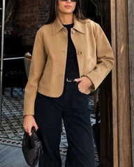Nika Kunstvelours Kurzjacke